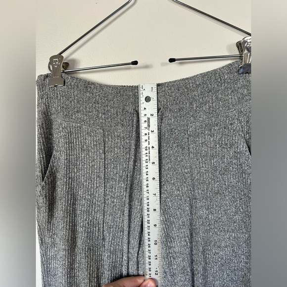 Aerie Gray Cotton Leggings Large Grey - Picture 4 of 7